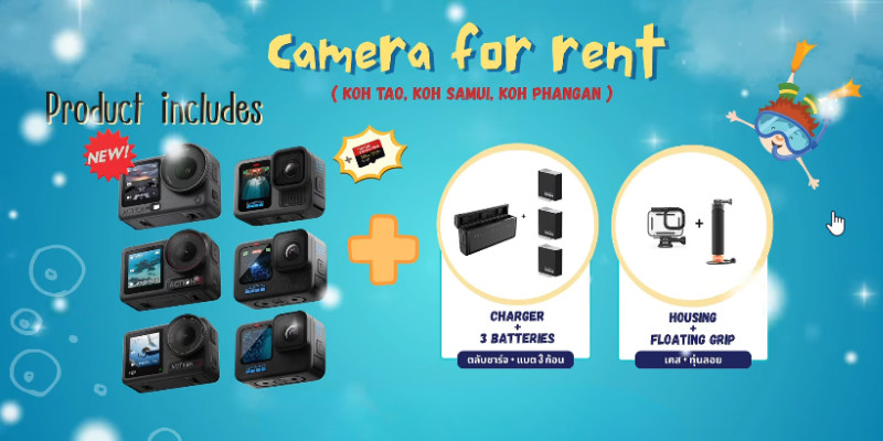 GoPro, DJI, Instax FOR RENT