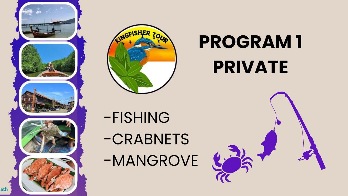 PRIVATE Fishing, crabnets, mangrove – Local Style Tour
